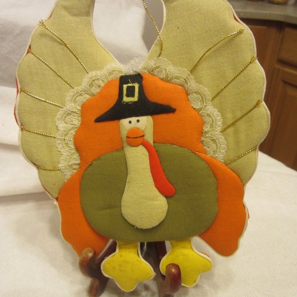 THANKSGIVING DECOR ITEMS, BEAUTIFUL FALL COLORS, SET OF 4 - Picture 7 of 8